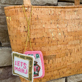 Mahjong Beaded Bag Charm - The Pink Pineapple 850