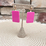 Mahjong Earrings – MAHJ Tile Statement Drops - The Pink Pineapple 850