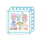 Mahjong Garden Party Icon Coaster Set - The Pink Pineapple 850
