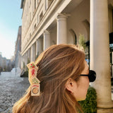 Mahjong Hand - Painted Claw Clip - The Pink Pineapple 850