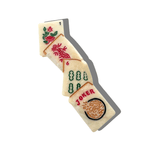 Mahjong Hand - Painted Claw Clip - The Pink Pineapple 850