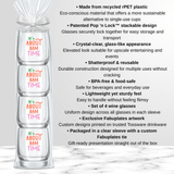 Mahjong “It’s About Bam Time” Stemless Wine Glasses - Set of 4 - The Pink Pineapple 850