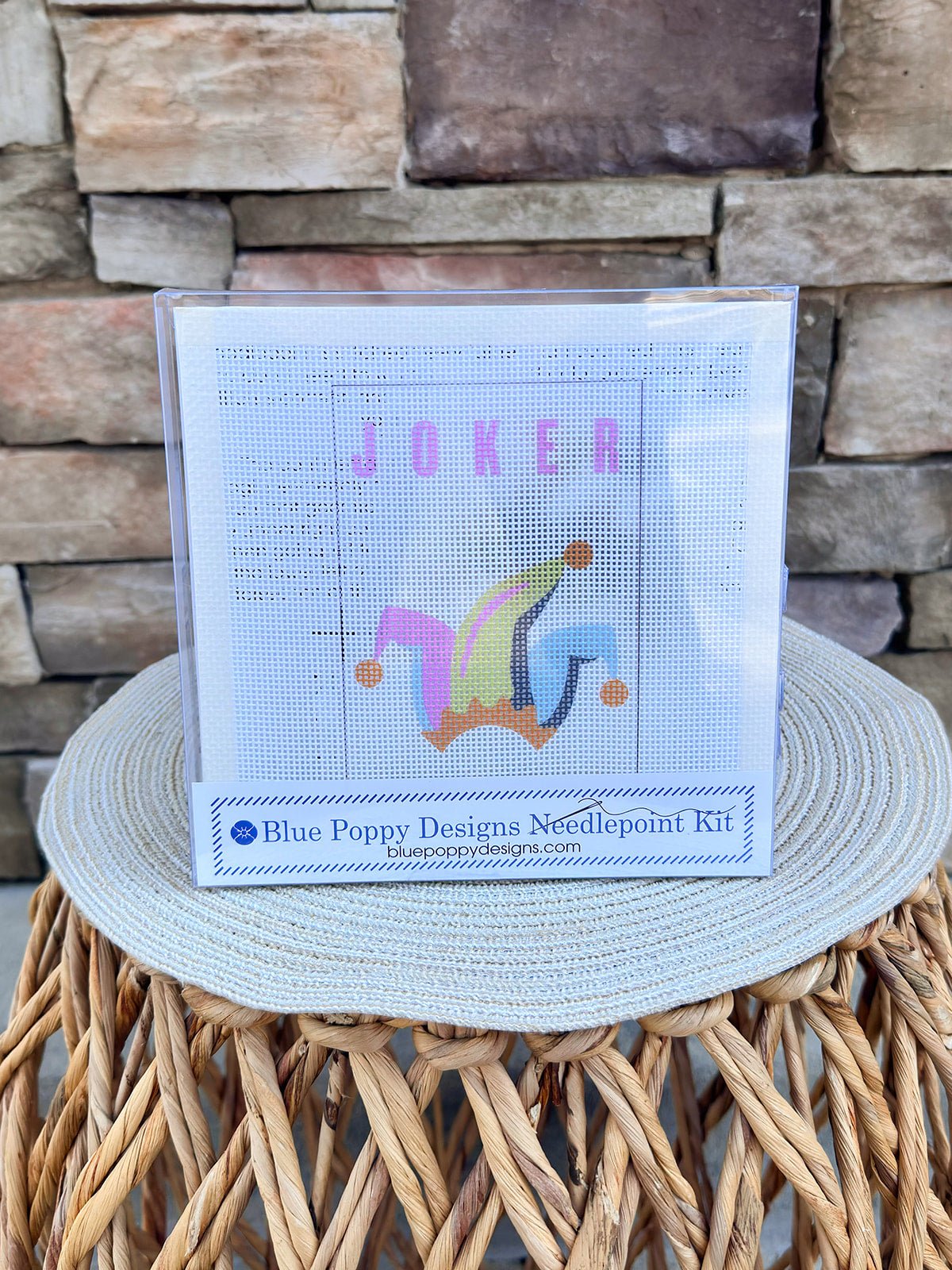 Mahjong "Joker" Needlepoint Kit - The Pink Pineapple 850