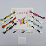 Mahjong "Joker" Needlepoint Kit - The Pink Pineapple 850