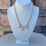 Mahjong Lucky Charms Ball Bead Necklace in Shiny Gold - The Pink Pineapple 850