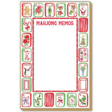 Mahjong Memos Christmas Mahjong Tiles Luxe Large Notepad - The Pink Pineapple 850