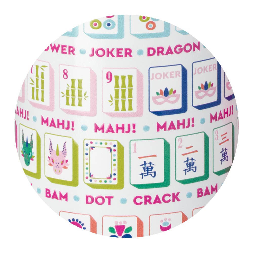 Mahjong Party Cup (24oz) - The Pink Pineapple 850