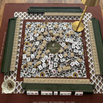 [Mahjong Row & Co] Ash Burl Mahjong Tile Set - The Pink Pineapple 850