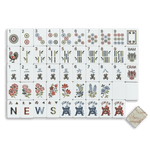 [Mahjong Row & Co] Ash Burl Mahjong Tile Set - The Pink Pineapple 850