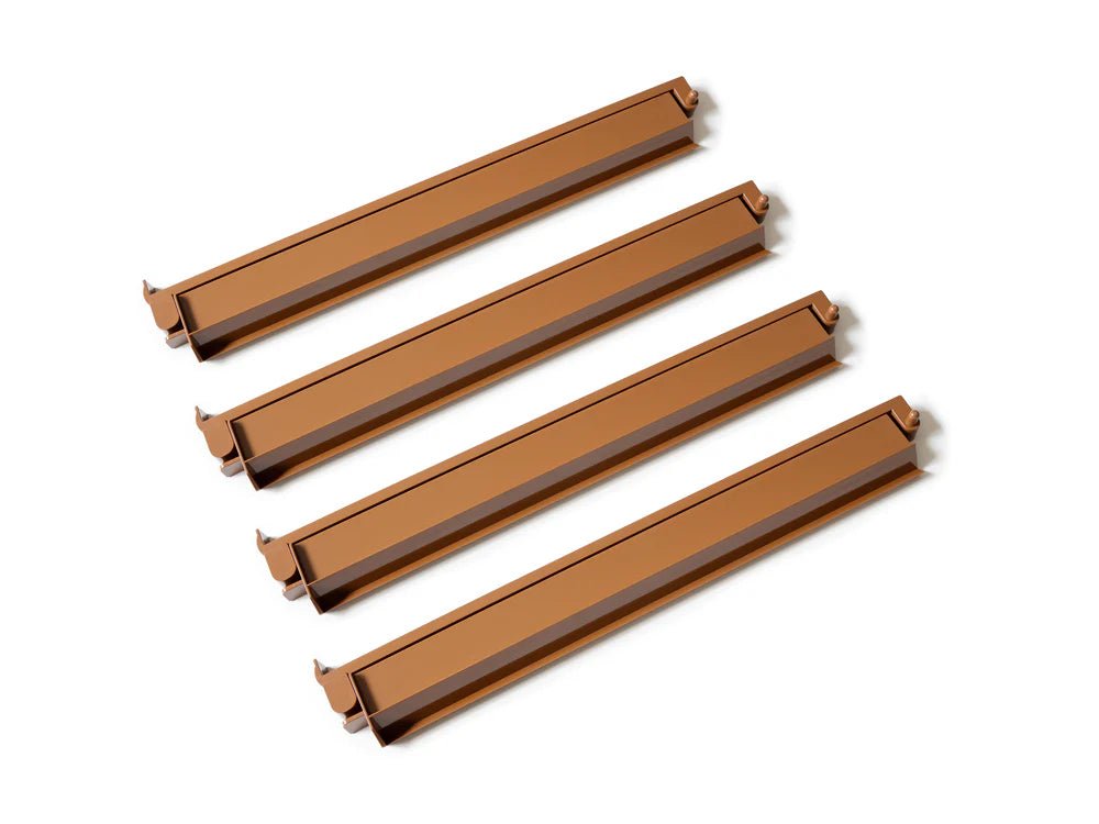 [Mahjong Row & Co] Autumn Brown Rack & Pusher Set - The Pink Pineapple 850