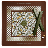 [Mahjong Row & Co] Autumn Saffron Mahjong Mat - The Pink Pineapple 850