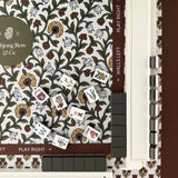 [Mahjong Row & Co] Autumn Saffron Mahjong Mat - The Pink Pineapple 850