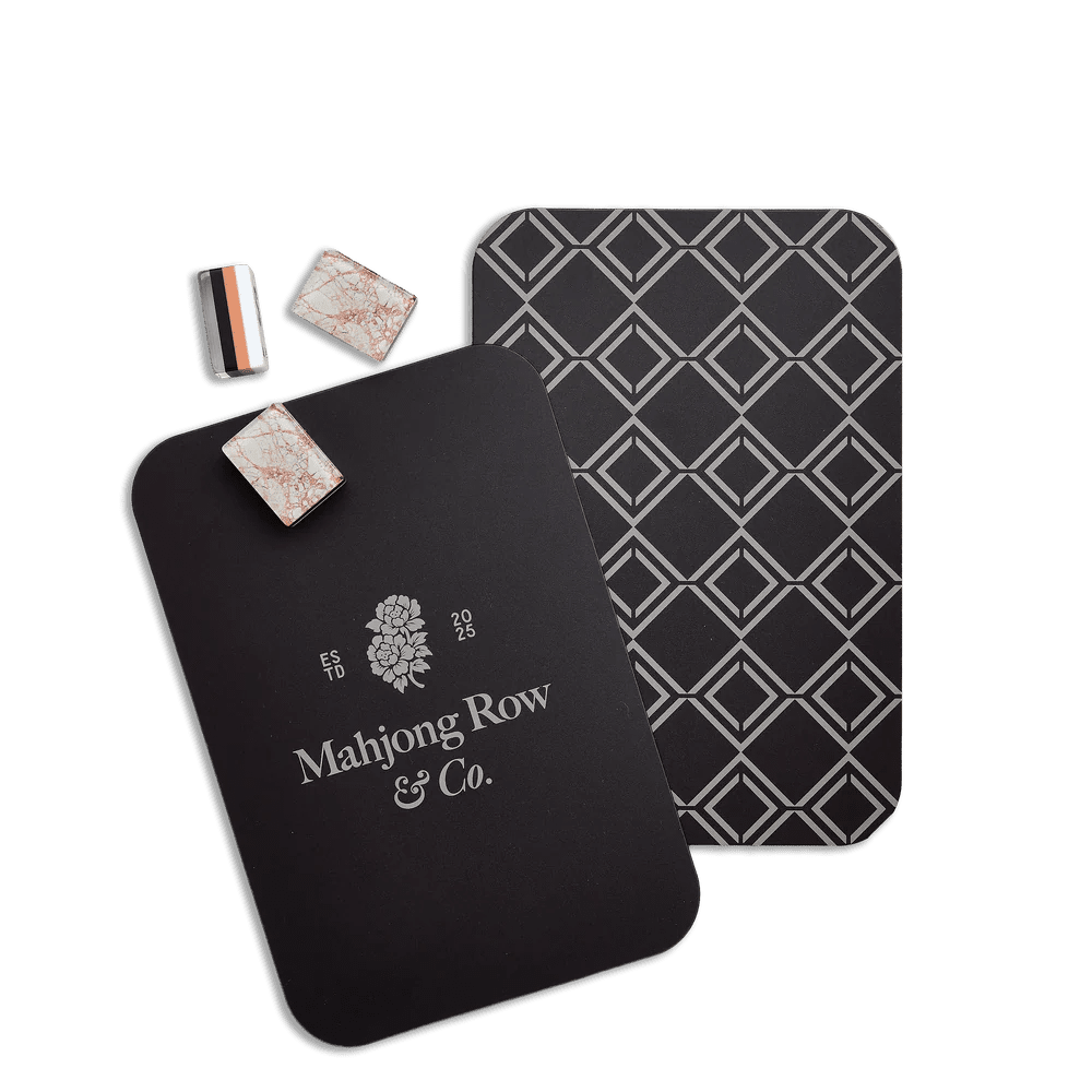 [Mahjong Row & Co] Black Plum Mahjong Shufflers - The Pink Pineapple 850