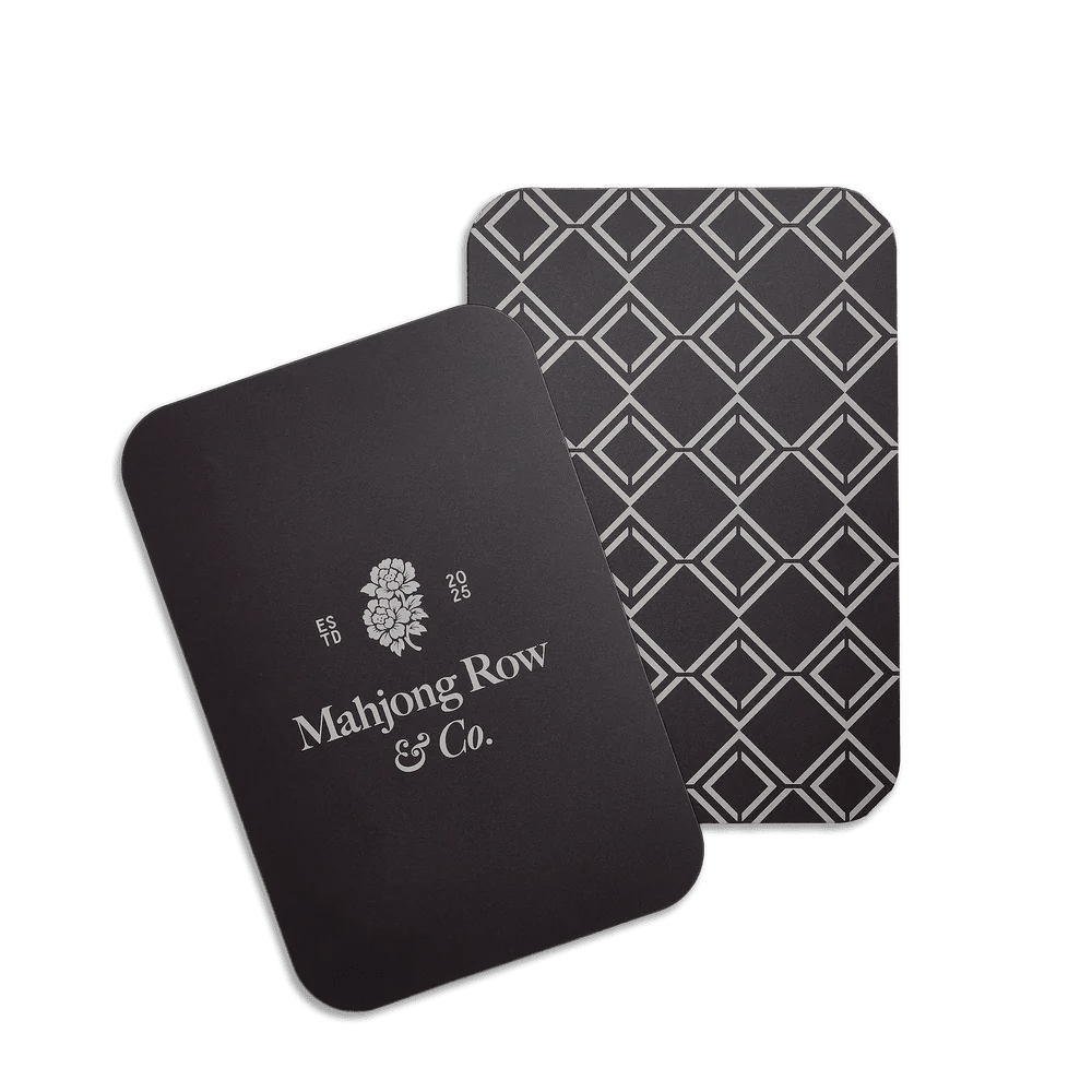 [Mahjong Row & Co] Black Plum Mahjong Shufflers - The Pink Pineapple 850