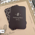 [Mahjong Row & Co] Black Plum Mahjong Shufflers - The Pink Pineapple 850