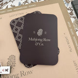 [Mahjong Row & Co] Black Plum Mahjong Shufflers - The Pink Pineapple 850