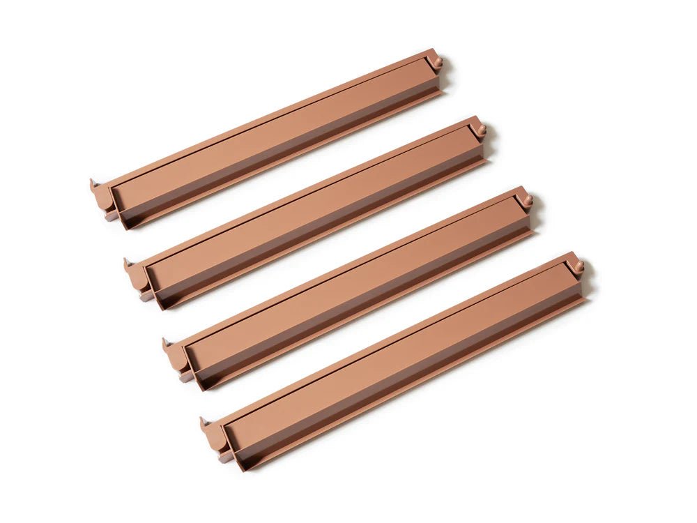 [Mahjong Row & Co] Chestnut Cream Rack & Pusher Set - The Pink Pineapple 850