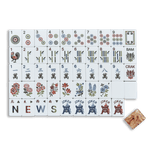 [Mahjong Row & Co] Cypress Mahjong Tile Set - The Pink Pineapple 850