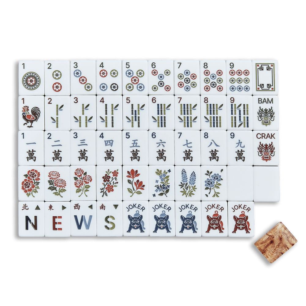 [Mahjong Row & Co] Cypress Mahjong Tile Set - The Pink Pineapple 850