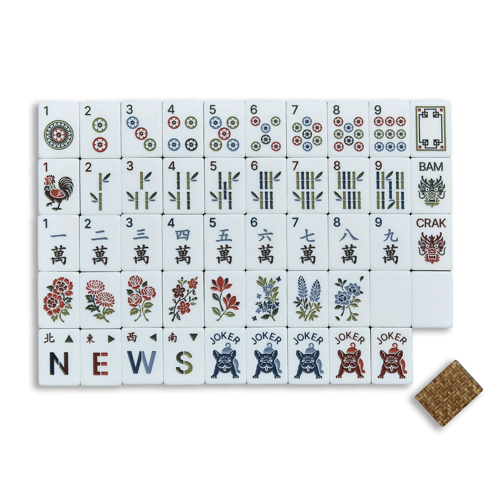 [Mahjong Row & Co] Honey Weave Mahjong Tile Set - The Pink Pineapple 850