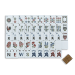 [Mahjong Row & Co] Honey Weave Mahjong Tile Set - The Pink Pineapple 850