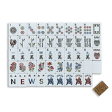 [Mahjong Row & Co] Honey Weave Mahjong Tile Set - The Pink Pineapple 850