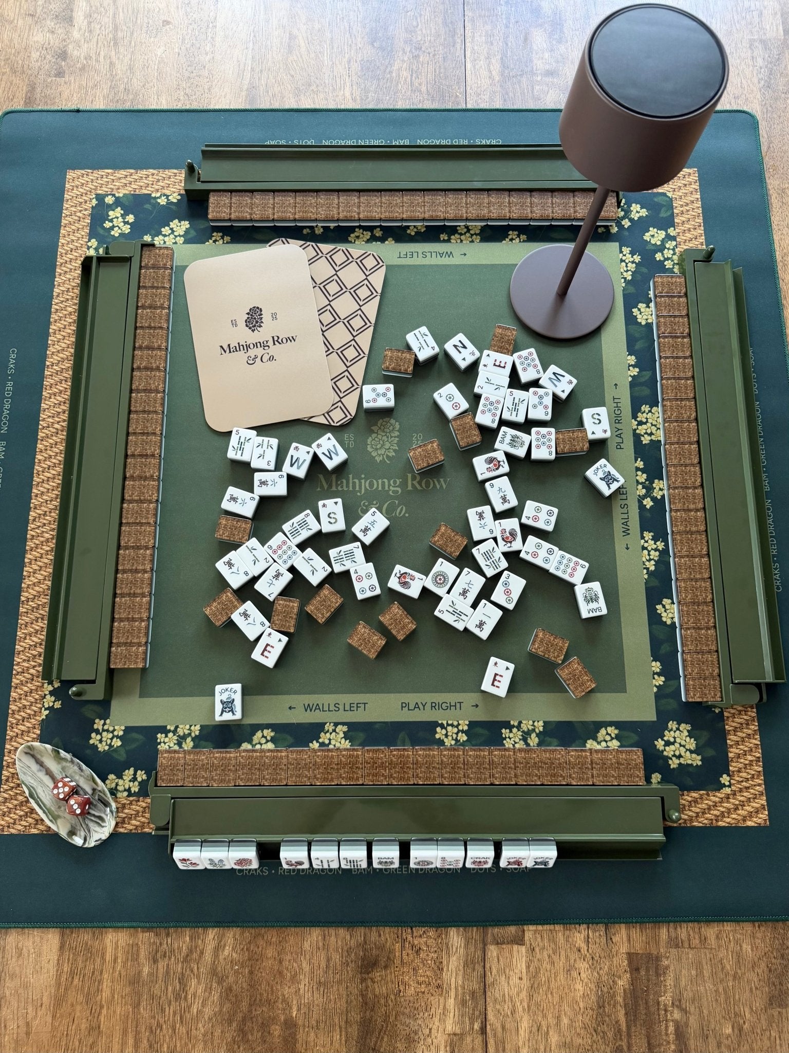 [Mahjong Row & Co] Honey Weave Mahjong Tile Set - The Pink Pineapple 850