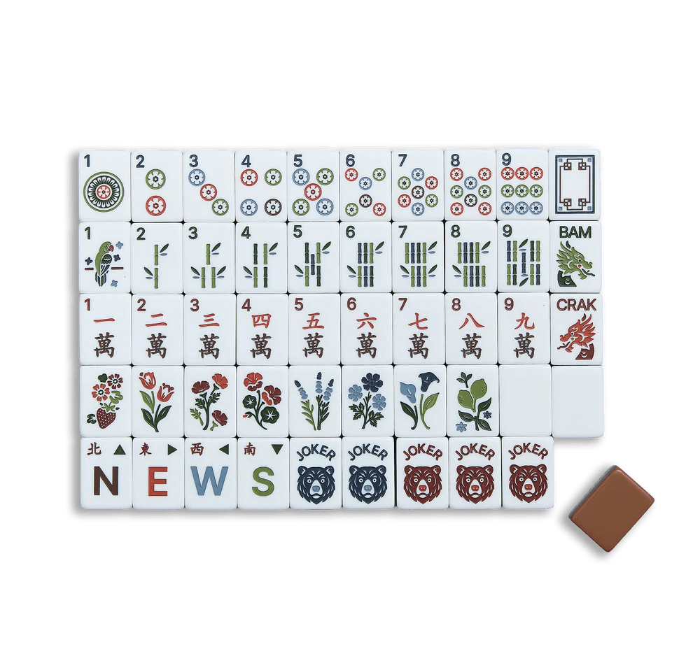 [Mahjong Row & Co] Mabel Mahjong Tile Set - The Pink Pineapple 850