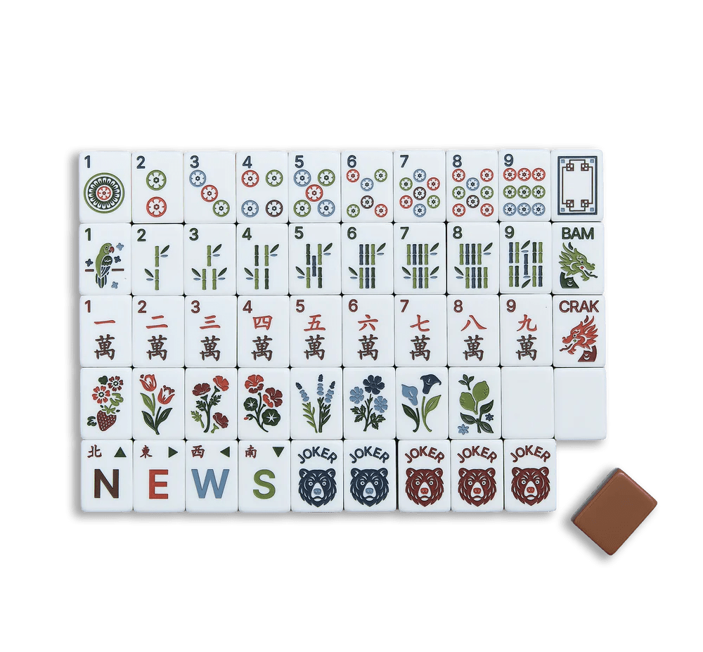 [Mahjong Row & Co] Mabel Mahjong Tile Set - The Pink Pineapple 850