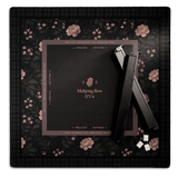 [Mahjong Row & Co] Mocha Bloom Dark Mahjong Mat - The Pink Pineapple 850