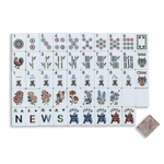 [Mahjong Row & Co] Terracotta Marble Mahjong Tile Set - The Pink Pineapple 850