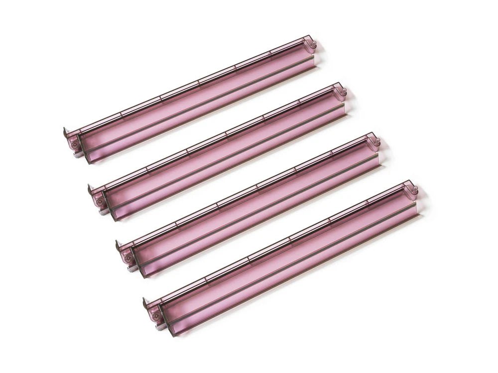 [Mahjong Row & Co] Translucent Plum Rack & Pusher Set - The Pink Pineapple 850