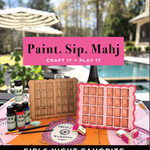 Mahjong Solo Practice Board DIY Kit - The Pink Pineapple 850