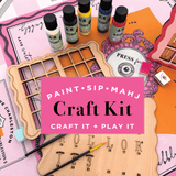 Mahjong Solo Practice Board DIY Kit - The Pink Pineapple 850