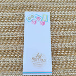 Mahjong Tiles and Dice Skinny Notepad - The Pink Pineapple 850