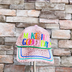 Make It A Good Day Fawn Snapback Hat - The Pink Pineapple 850