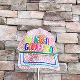 Make It A Good Day Fawn Snapback Hat - The Pink Pineapple 850