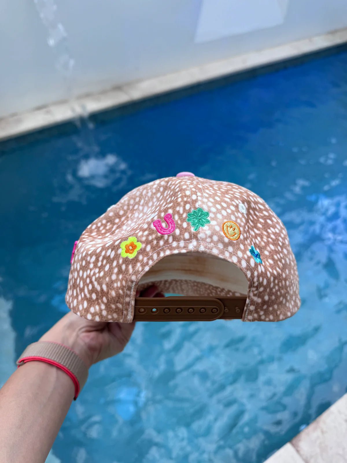 Make It A Good Day Fawn Snapback Hat - The Pink Pineapple 850
