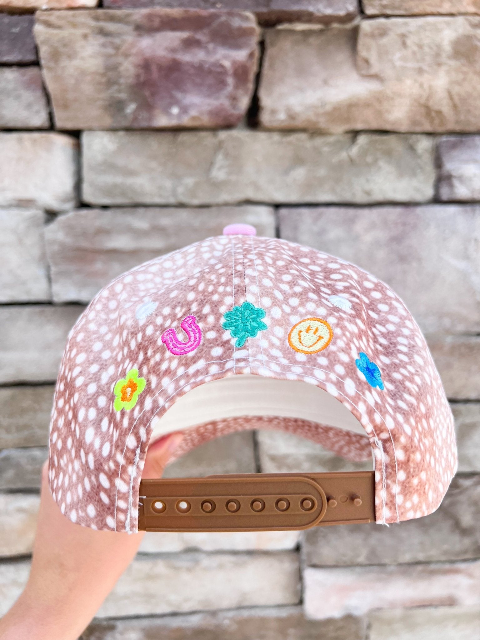 Make It A Good Day Fawn Snapback Hat - The Pink Pineapple 850