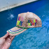 Make It A Good Day Fawn Snapback Hat - The Pink Pineapple 850