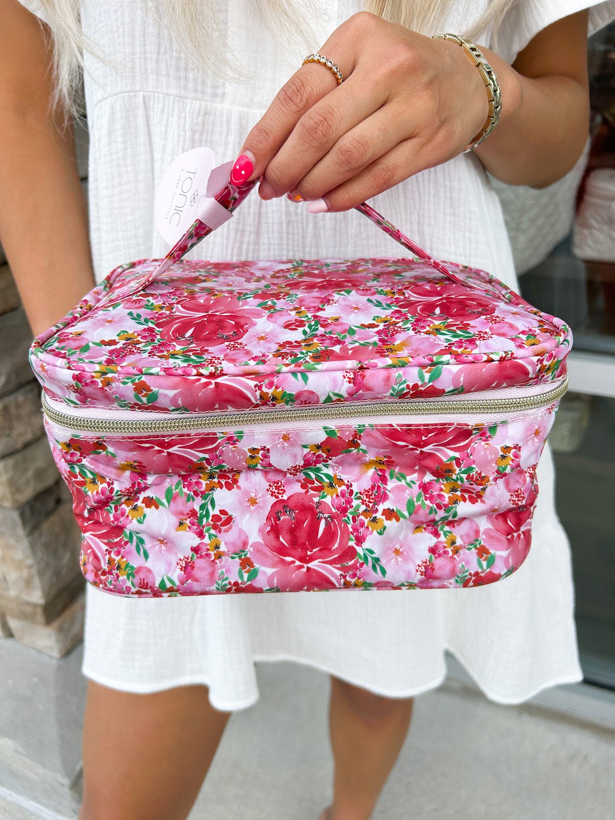 Makeup Case Flourish Pinks - The Pink Pineapple 850