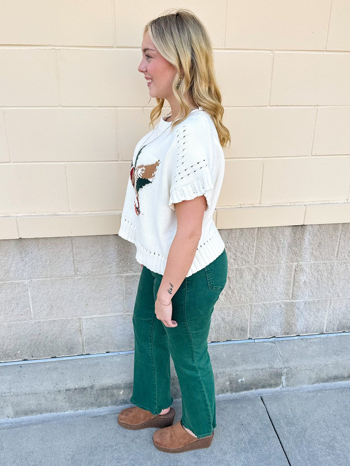 Mallard in Flight Knit Top - The Pink Pineapple 850