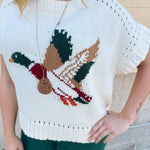 Mallard in Flight Knit Top - The Pink Pineapple 850