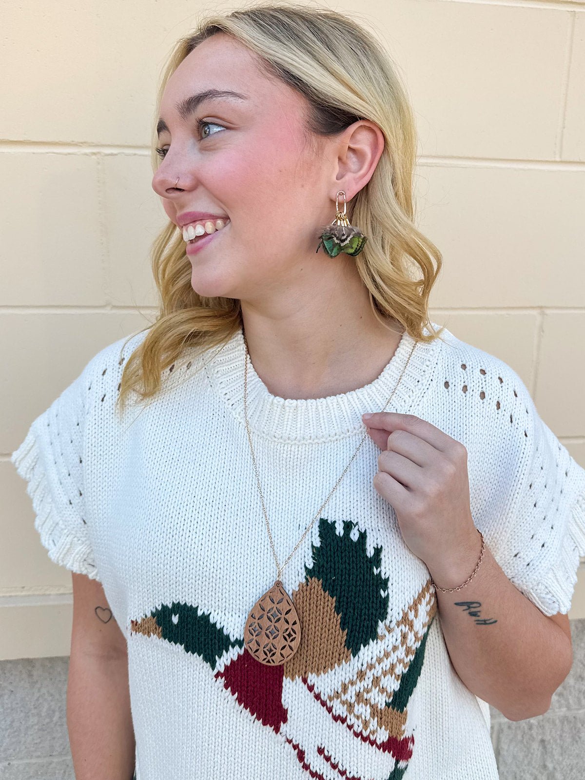Mallard in Flight Knit Top - The Pink Pineapple 850