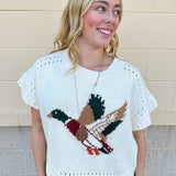 Mallard in Flight Knit Top - The Pink Pineapple 850