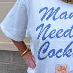 Mama Needs a Cocktail Graphic Tee - The Pink Pineapple 850