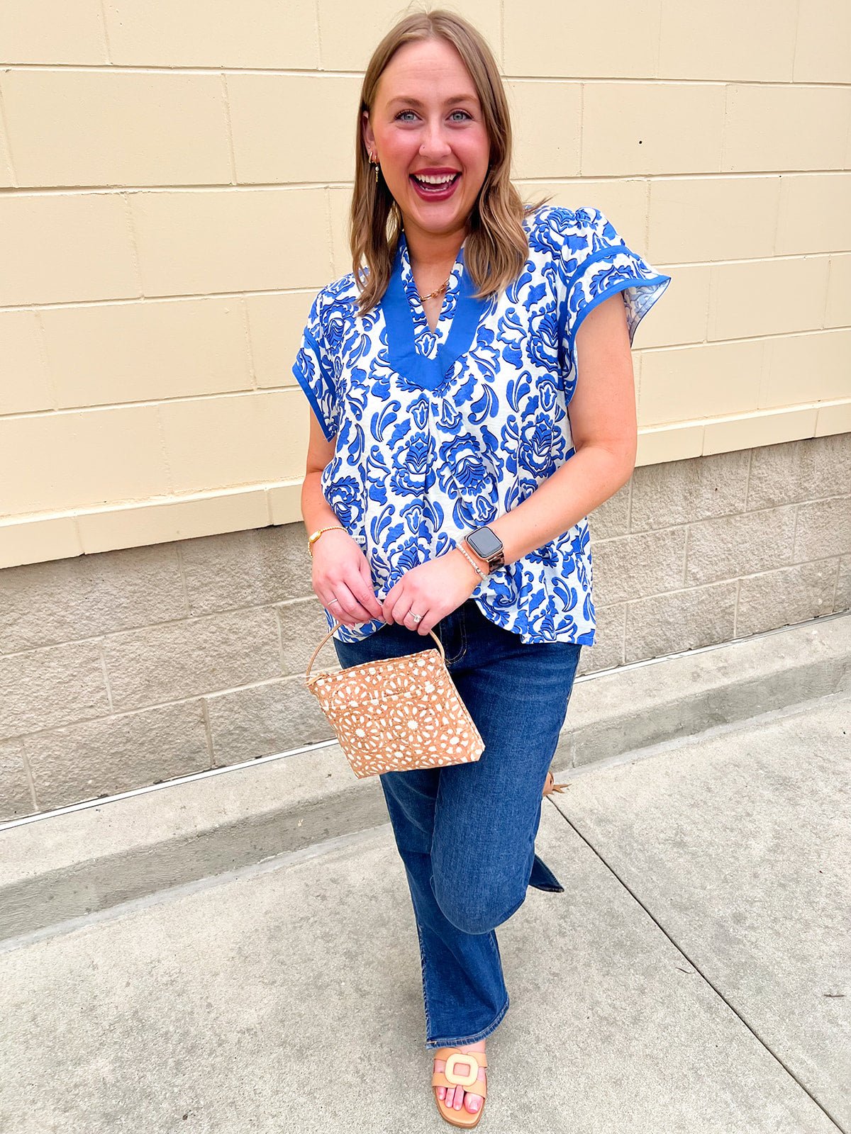 Mandala Moments Cork Crossbody Bag - The Pink Pineapple 850