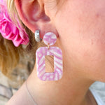 Margot Earrings - Bubblegum Pink - The Pink Pineapple 850