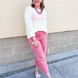 Margs Graphic Sweater - The Pink Pineapple 850