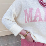 Margs Graphic Sweater - The Pink Pineapple 850